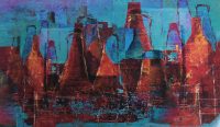 Micheal Pritchard "Composition Blue"