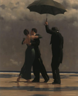 Jack Vettriano "Dancer In Emerald"