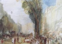 JMW Turner "Boulevard, Paris"