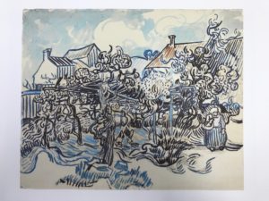 Vincent Van Gogh "Old Vineyard With Peasant Woman"