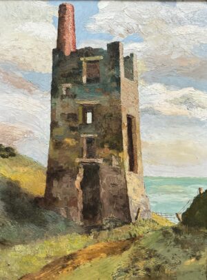 "Cornish Tin Mine in Ruin"