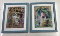 "Bowie" and "Prince" (pair)
