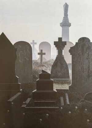 Maurice Wade LG Art Print "Headstones, Dalehall"