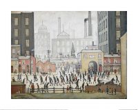 L.S. Lowry "Coming From The Mill"