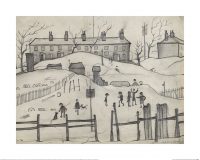 L.S. Lowry "Houses in Broughton"