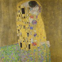 Gustav Klimt "The Kiss"