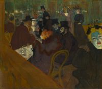 Henri de Toulouse-Lautrec "At The Moulin Rouge"
