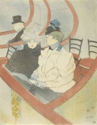 Henri de Toulouse-Lautrec "The Theatre Box"