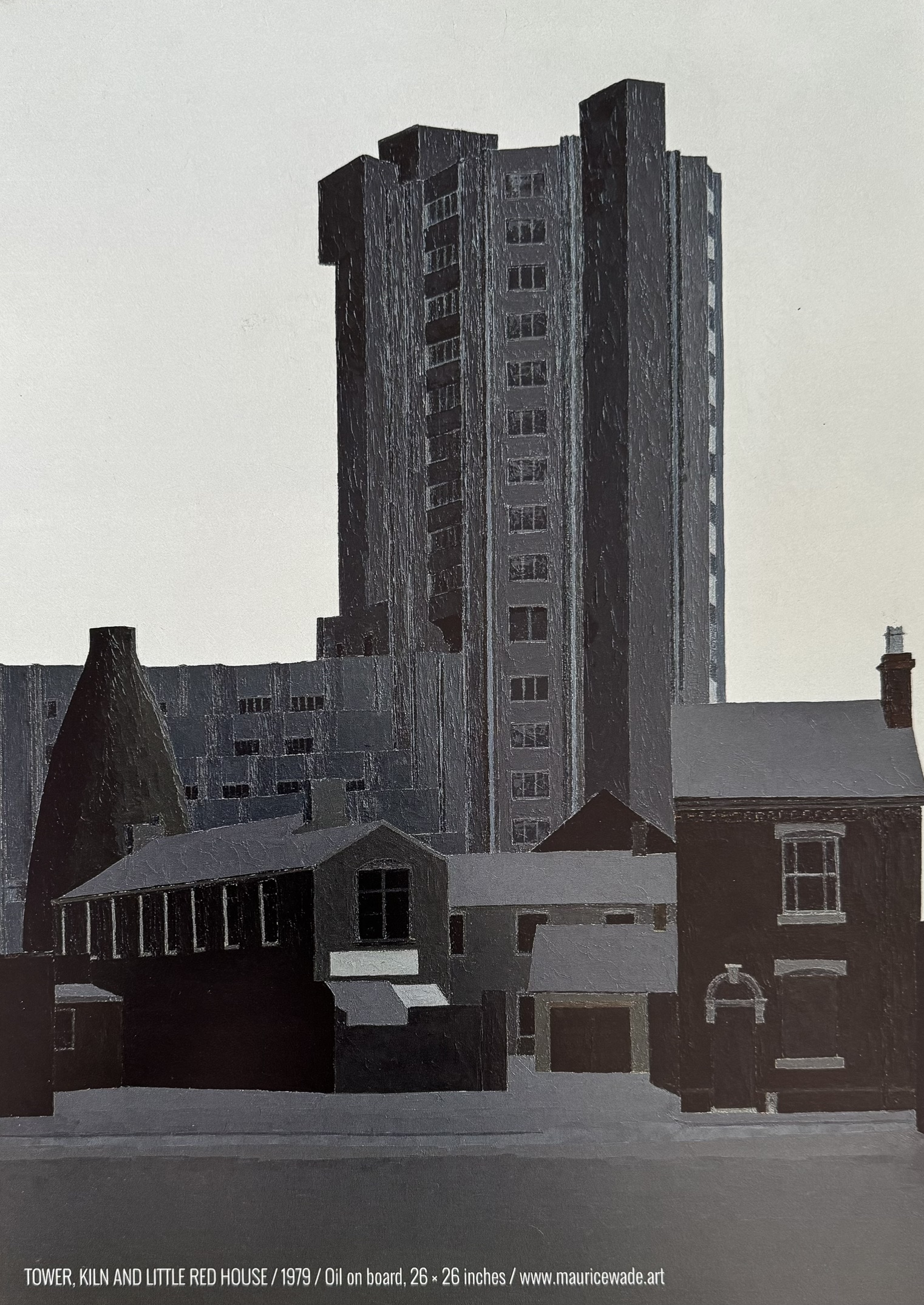 Maurice Wade "Tower, Kiln And Little Red House"